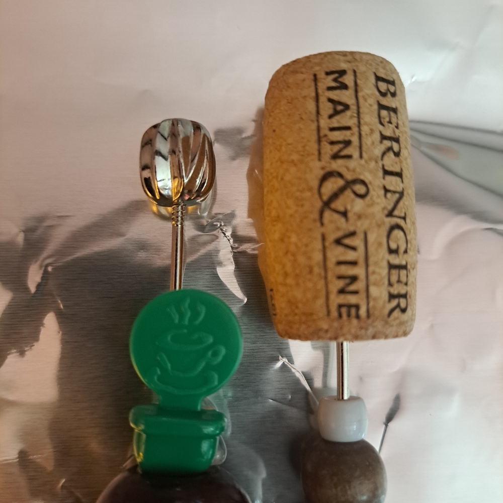 Handmade Beaded Pens,cork,coffee New - Picture 2 of 2